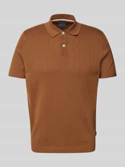 Bugatti Regular fit poloshirt van puur katoen