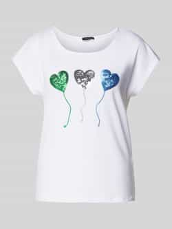 MORE & MORE T-shirt met pailletten