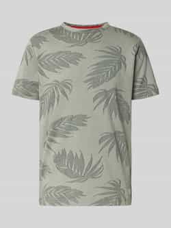Lerros T-shirt met structuurmotief