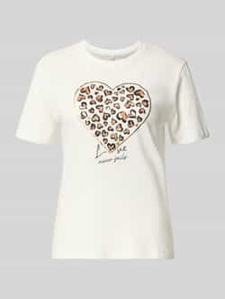 Only Regular fit T-shirt van puur katoen model 'TANYA LIFE'