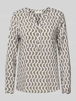 Christian Berg Woman Regular fit blouse van viscose met V-hals