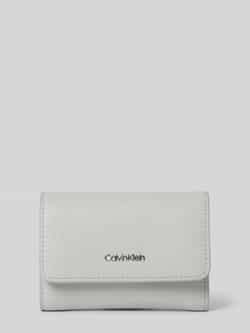 CK Calvin Klein Portemonnee met labelapplicatie model 'CK MUST'