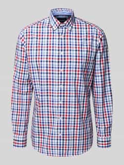 Christian Berg Men Vrijetijdsoverhemd met knoopsluiting