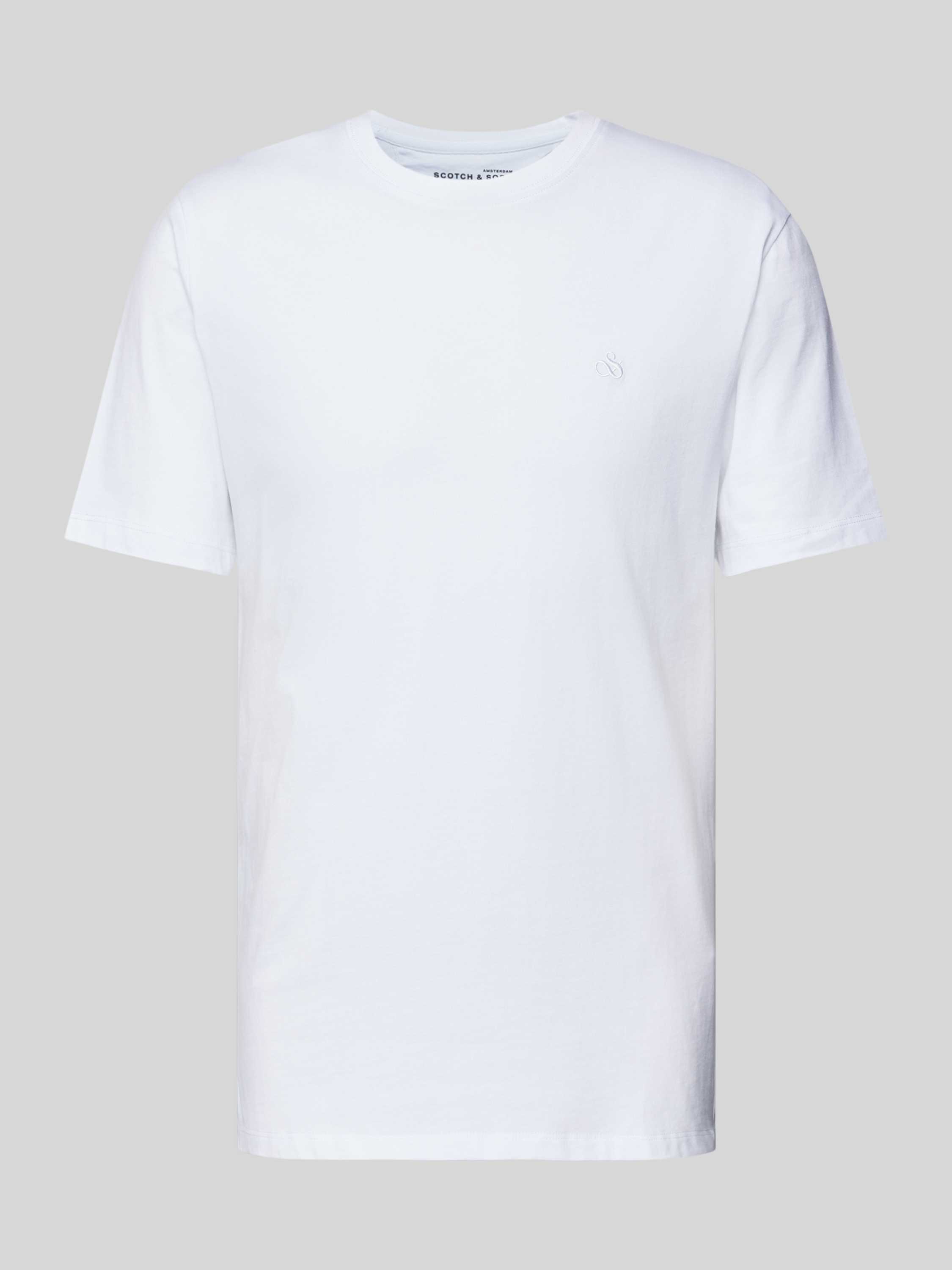 Scotch & Soda Core Logo T-Shirt Korte Mouw White Heren