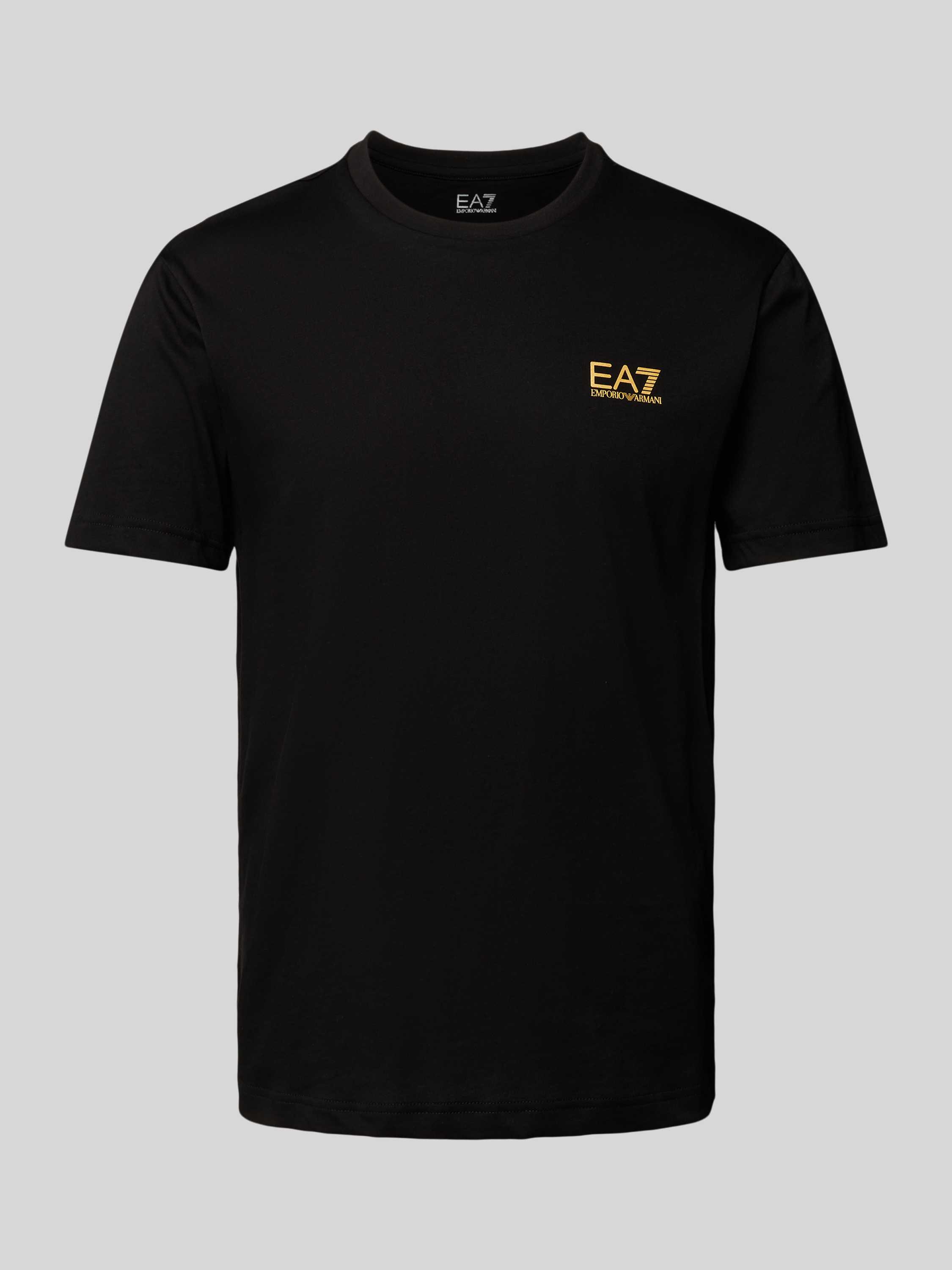 Emporio Armani EA7 Heren T-Shirt en Polo Collectie Black Heren