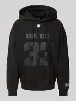 Balr. Hoodie met logo- en labelprint model 'NFL x '