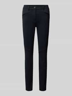 Marc Cain Slim fit broek met siernaden