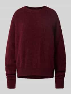 American vintage Oversized gebreide pullover met ribboorden model 'VITOW'