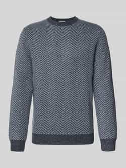 Profuomo Wollen pullover met ronde hals