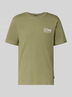 O'Neill T-shirt met logoprint en ronde hals