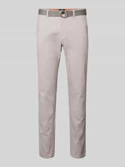 MCNEAL Slim fit broek met riem
