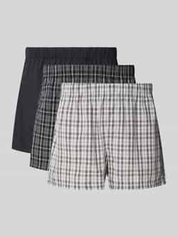 Jack & jones Boxershort met elastische band in een set van 3 stuks model 'MILANO'