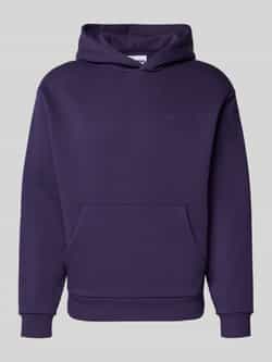REVIEW Hoodie met labelprint