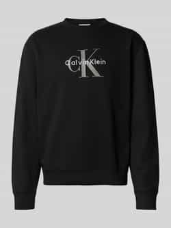 Calvin Klein Jeans Regular fit sweatshirt met logoprint model 'Terry'