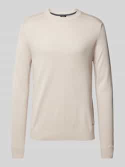 JOOP! Collection Gebreide pullover met ronde hals model 'Sergor'