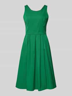 Vera Mont Chic Summer Dress with Effect Yarn Green Dames