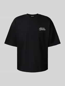 REVIEW Oversized T-shirt met labelprint
