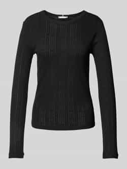 Tommy Hilfiger Shirt met lange mouwen broderie anglaise en logostitching