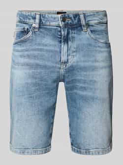 Boss Orange Korte regular fit jeans in used-look model 'Re.Maine'