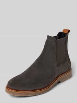 Marc O'Polo Chelsea boots van echt suède model 'LINUS 4B'