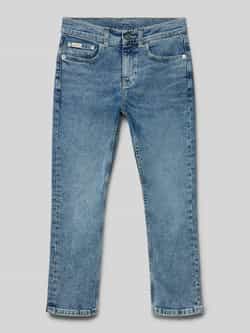 Calvin Klein Jeans Slim fit jeans met labelpatch model 'DAD'
