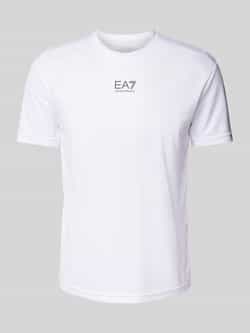 EA7 Emporio Armani T-shirt met labelprint