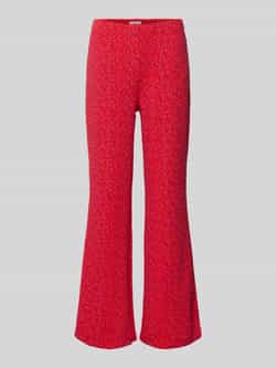Ichi Flared stoffen broek met elastische band model 'OELLY'