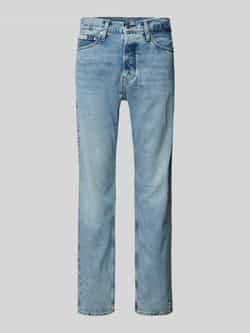 Calvin Klein Jeans Straight leg jeans met labeldetail