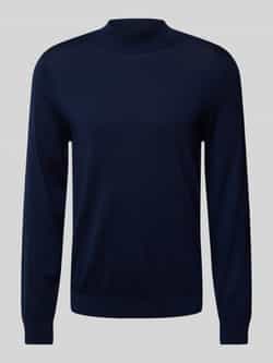 Selected Homme Gebreide pullover met opstaande kraag model 'TRAY'