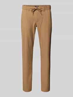 MCNEAL Tapered fit stoffen broek met elastische band