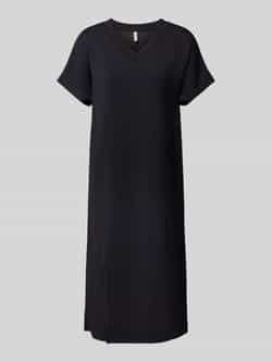 Soyaconcept T-shirtjurk met kapmouwen model 'BANU'