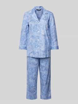Lauren Ralph Lauren Pyjama met streepmotief