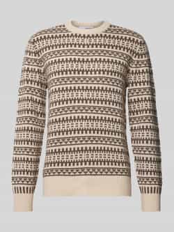 Selected Homme Gebreide pullover met ribboorden model 'FARFLY'