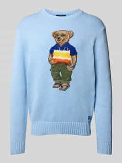 Polo Ralph Lauren Gebreide pullover met motief- en labelstitching