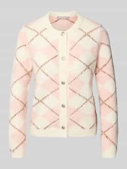 Christian Berg Woman Selection Cardigan met ronde hals en knoopsluiting