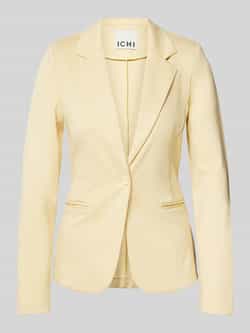 Ichi Slim fit blazer met paspelzakken model 'KATE'