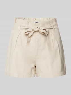 Only Regular fit korte broek met strikceintuur model 'LARIS'