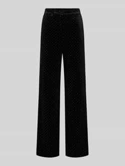 YAS High waist broek van fluweel model 'HELLA'
