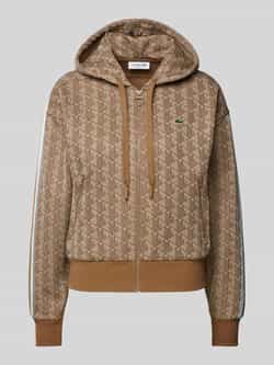 Lacoste Sport Sweatjack met all-over print