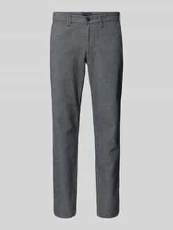 Christian Berg Men Regular fit chino met structuurmotief