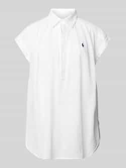 Polo Ralph Lauren Witte Linnen Popover Shirt White Dames