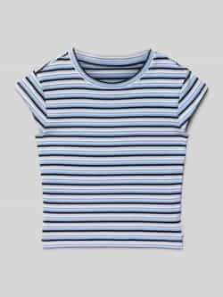 Tom Tailor Slim fit T-shirt van katoenmix