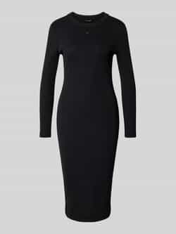 Armani Exchange Midi-jurk met labeldetail
