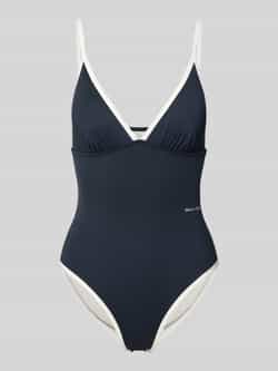 Marc O'Polo Badpak Summer stripes met contrasterend afwerkingsontwerp