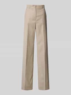 Max Mara Studio Regular fit wijde broek van scheerwolmix model 'MEDIUM'