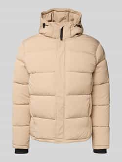 Pepe Jeans Regular fit gewatteerd jack met afneembare capuchon model 'JOBIAS'