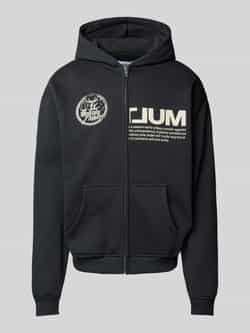 Multiply Apparel Oversized sweatjack met labelprint