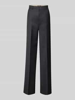 Max Mara Studio Regular fit wijde broek van scheerwolmix model 'LAMBRO'