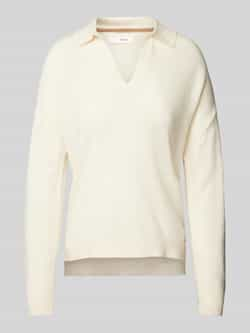 BRAX Gebreide pullover met labeldetail model 'LILLIAN'