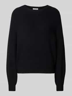 Christian Berg Woman Oversized gebreide pullover van viscosemix met ronde hals
